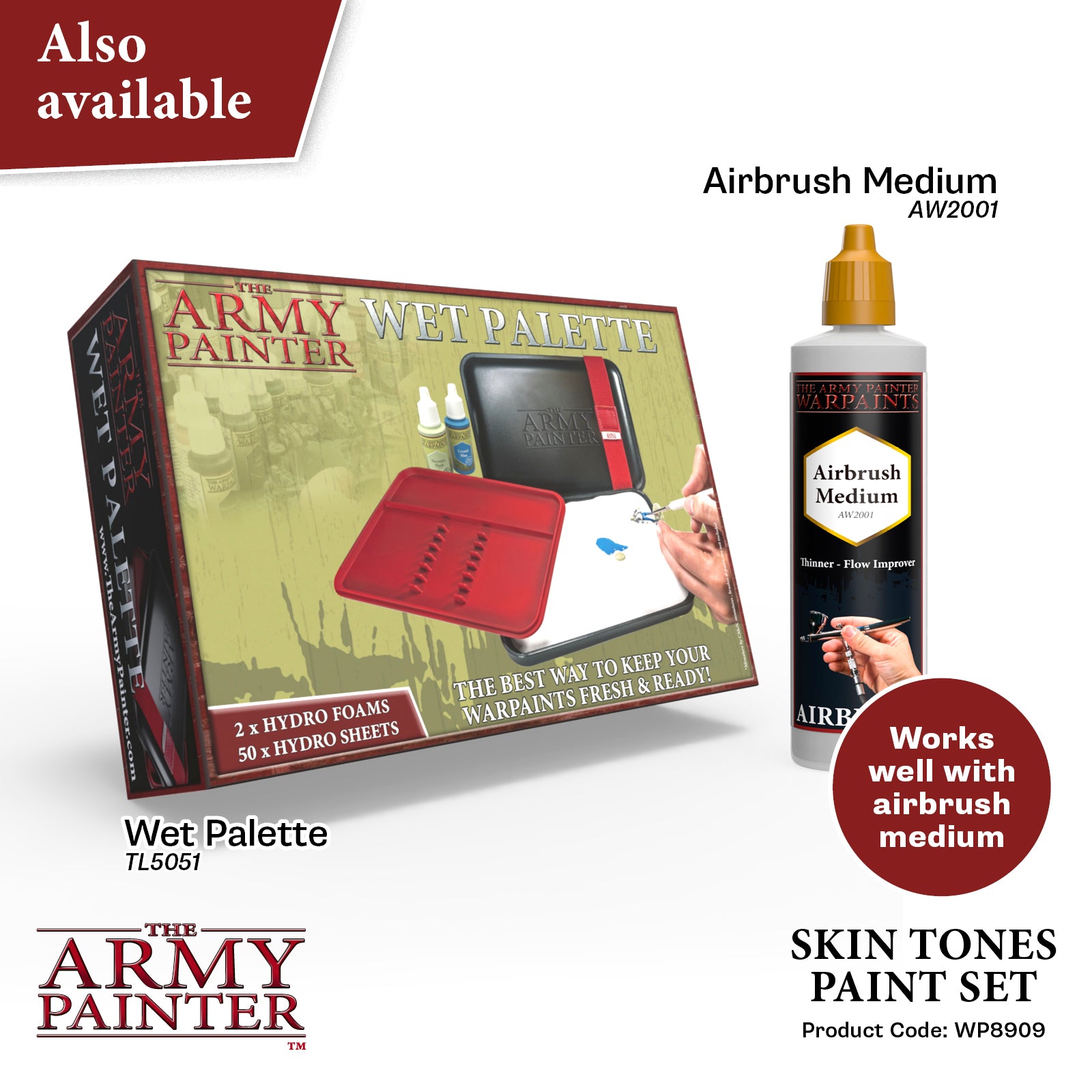 The Army Painter Warpaints Set: Skin Tones Paint Set (WP8909